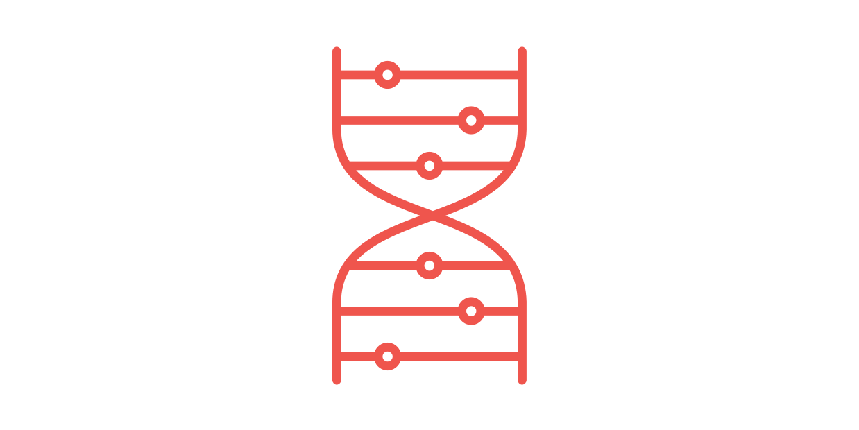 icon depicting a mRNA/DNA sequence